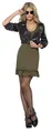 Smiffys, Damen Sexy Top Gun Kostüm, Kleid und Bomber Jacke, Top Gun, Größe: 44-46, 39449