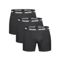 SMILODOX Herren Boxershorts 3er Set - Shaped Fit Unterhosen Männer mit Normalem Bund, Elastisch & Atmungsaktiv, Modalfasern, Mittellang, Logo Waistband - Männer Unterwäsche