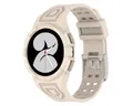 Wigento Smartwatch-Armband Für Samsung Galaxy Watch 6 / Watch 5 Pro 45mm Silikon Armband/ Gehäuse