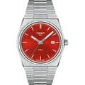 Tissot T-Classic PRX Quarz 40mm T137.410.11.421.00 - rot,edelstahlfarben,grau - 40mm