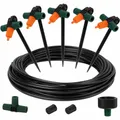 SIENA GARDEN Bewässerungssystem Starterset Tropfer, 10 tlg., für Pflanzgefäße