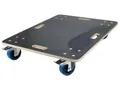 ECD Germany Transportroller mit 2x Feststellbremse 60 x 80 cm bis 800kg Siebdruckplatte - PP-Räder Rollbrett Möbelroller Transporthilfe für Umzug Möbel-Transport Möbelhund Rollwagen Roller Transporter