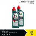 Castrol Transmax ATF DX III Multivehicle Automatikgetriebeöl 2x1 Liter = 2 Liter