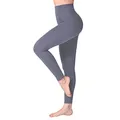 SINOPHANT Leggings Damen High Waist - Blickdicht Leggins mit Bauchkontrolle für Sport Yoga Gym(1 Grau,L-XL)