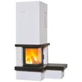 HARK Kaminbausatz "Nebraska", weiß, Marmor, 5 kW - weiss