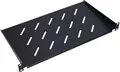 Extralnik 19 Zoll Fachboden 1HE 300 mm Tiefe – Stabiler Rackboden für Netzwerkschrank, perforiert, 20 kg Tragkraft, kompatibel mit 19" Serverschränken ab 450 mm Schranktiefe, inkl. Montageset, schwarz