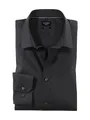 OLYMP Herren Businesshemd Langarm No.Six,Einfarbig,super Slim,Urban Kent,schwarz 68,37