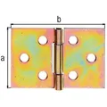 Scharnier HELO breit, Stahl galvanisch gelb verzinkt Breite: 90.00 mm|Höhe: 60.00 mm