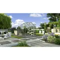 VITAVIA Gewächshaus "Eris 3800 ", BxHxL: 195 x 207,4 x 195 cm - silberfarben