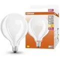 Leistungsstarke Osram E27 SUPERSTSTAR GLOBE 95 LED Lampe MATT 11W wie 100W 2700K warmweißes Licht in Kugelform dimmbar