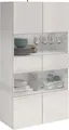 OTTO home Vitrine Egypt 2 Glastüren, Front Hochglanz lackiert, Korpus matt