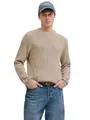 Jack & Jones Strickpullover JJEDOVER KNIT CREW NECK aus Baumwolle