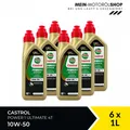 Castrol Power 1 Ultimate 4T Motorradöl 10W-50 MA-2 API SN 6x1 Liter = 6 Liter