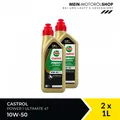 Castrol Power 1 Ultimate 4T Motorradöl 10W-50 MA-2 API SN 2x1 Liter = 2 Liter