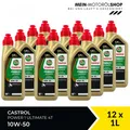 Castrol Power 1 Ultimate 4T Motorradöl 10W-50 MA-2 API SN 12x1 Liter = 12 Liter