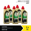 Castrol Power 1 Ultimate 4T Motorradöl 10W-50 MA-2 API SN 5x1 Liter = 5 Liter