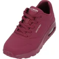 Skechers Damen UNO Stand ON AIR, Plum Durabuck/Mesh, 40 EU