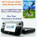 Nintendo Wii U Schwarz Konsole 32 GB + die Legende Von Zelda: Breath Of The Wild