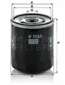 MANN-FILTER W 7053 Ölfilter Für ALFA ROMEO, ARO, CHEVROLET, CITROËN