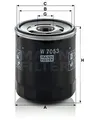 MANN-FILTER W7053 Ölfilter für PEUGEOT PIAGGIO ROVER TALBOT