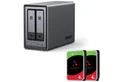 UGREEN UGREEN NASync DXP2800 & 2x SEAGATE ST4000VN006 HDD-NAS-Festplatte