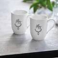 VILLEROY & BOCH Statement Becher-Set Mrs and Mrs 2 tlg. - 8412 -