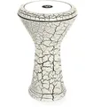 Orientalische Profi Darbuka Dümbek Darbuka Aluguß mit Ersatzfell Tasche