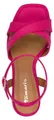 Tamaris Damen Sandalette mit gekreuzten Riemchen und Karree Spitze 1-28362-46, Größe:38 EU, Farbe:Pink