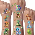 Bezauberndes Dinosaurier Glitzer Tattoo Set für Kinder – 12 Designs zum Staunen