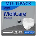 MoliCare premium Mobile 10 Tropfen Größe M, Inkontinenzhosen für Frauen und Männer mit schwerster Inkontinenz, extra Auslaufschutz, fortschrittlicher Hautschutz, verbesserte Passform, 42 Stück