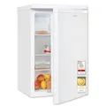 Exquisit Vollraumkühlschrank | 126 l Nutzinhalt | Energieklasse D | 39 dB | LED-Beleuchtung, manuelle Temperaturregelung, wechselbarer Türanschlag | KS516-V-040D weiss