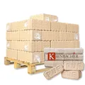 500 kg Holzbriketts RUF Hartholz Briketts Kamin Ofen Brikett Brennholz Heizbrikett aus Buche&/oder| Eiche | Esche | Hainbuche | Birke je nach Verfügbarkeit 50 x 10kg / 500kg Palette RUF Brikett Eckig
