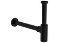 Schütte Siphon, Schwarz, Metall, 37x5.5x32.5 cm, Badezimmer, Waschbecken & Armaturen, Badarmaturen