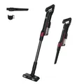 Hoover ultraleichter kabelloser HF2 Akku Staubsauger mit Verdichtungs-Funktion für 3X mehr Staubkapazität, bis zu 40min Laufzeit, Anti-Twist gegen Haarverwicklung, LED & Hartbodendüse [HF201H]