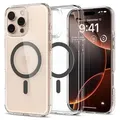 Spigen Ultra Hybrid MagHülle mit magnetisch Kompatibel mit iPhone 16 Pro Graphit