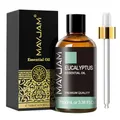 MAYJAM Eukalyptus Ätherisches Öl 100ML, Eukalyptusöl für Diffusor, Luftbefeuchter, DIY, Home，Wardrobes