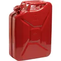 HP-Autozubehör 10129 Stahlblech Kanister 20 Liter, Farbe rot, Marke Valpro