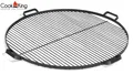 CookKing 111273 Grillrost mit 4 Griffen aus Rohstahl 80cm