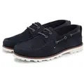 Tommy Hilfiger HILIFGER LIGHT SDE BOAT SHOE Bootsschuh Schnürschuh, Halbschuh mit Durchzügen und Ösen blau 40 EU