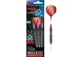 BULL'S Dartpfeil BULL'S Steeldart Aero, Messing, 21 Gramm, schwarz, Kompletter Satz, Messing Barrel