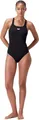 Speedo Damen Eco Endurance+ Medalist Badeanzug | Athletische Passform | Klassisches Design | Recyclingmaterial | Chlorbeständig | Besonders flexibel Black 30