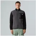 The North Face Fleecejacke M YUMIORI FULL ZIP für Outdoor-Aktivitäten, aus Polyester, mit Eingrifftaschen grau S (46/48)