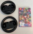 Mario Kart 8 Deluxe (Nintendo Switch, 2017) + 2 x Original Wheel Lenkrad Adapter