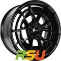 4x GMP Energia black glossy 10.5x21" ET48 LK5 114.3 ML 64.1 Alufelgen 21 Zoll