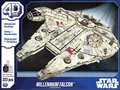 4D Build - Star Wars Millennium Falcon - detailreicher 3D-Modellbausatz aus h...