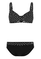 Lascana Damen Bügel-Bikini Raffungen, Verstellbare Träger, Große Größen