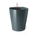 Pflanzentopf Classico Premium Ø 22 x 22 cm anthrazit metallic mit
