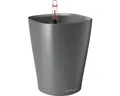 Pflanzvase Lechuza Deltini Kunststoff Ø 14 cm H 18 cm anthrazit inkl. Pflanzeins