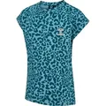 hummel Trainingsshirt Hmlflowy Aop T-Shirt S/S blau 116 - ca. 6 Jahre