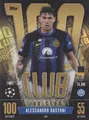 Topps Sammelkarte 484 - Alessandro Bastoni - 100 Club - 2023/2024